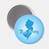 State New Jersey Magnet (Voorkant / Achterkant)