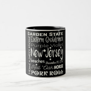 State/New Jersey Two-Tone Coffee Mok