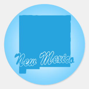 State New Mexico Classic Round Sticker