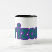 State of Arizona Pride Custom Two-Tone Koffie Mok (Midden)