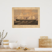 "State of California" Steamer (1275A) Poster (Keuken)