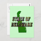 State of Delaware Afbeelding Tekst en kaart overzi (Voorkant / Achterkant)