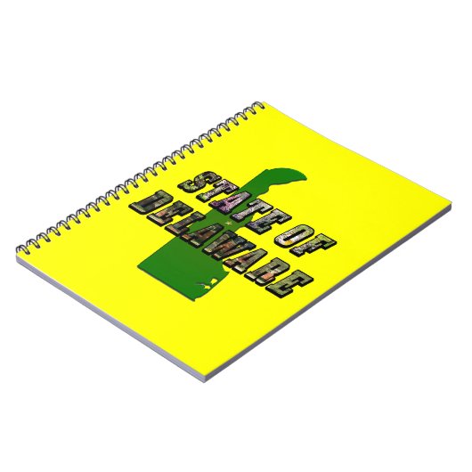 State of Delaware Afbeelding Tekst en kaart overzi Notitieboek (Linkerzijde)