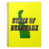 State of Delaware Afbeelding Tekst en kaart overzi Notitieboek (Voorkant)
