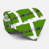 State of Delaware Afbeelding Tekst en kaart overzi Stropdas (Opgerold)