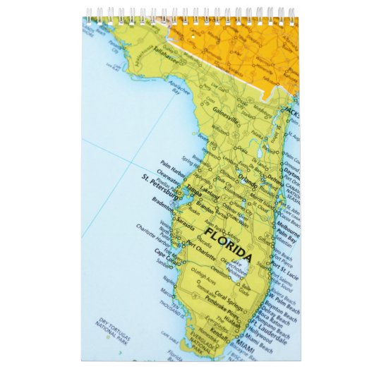 State of Florida Collectie Wall Calendar Kalender (Hoes)