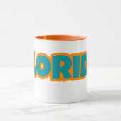 State of Florida Pride aangepaste tweekleurige kof Mok (Midden)