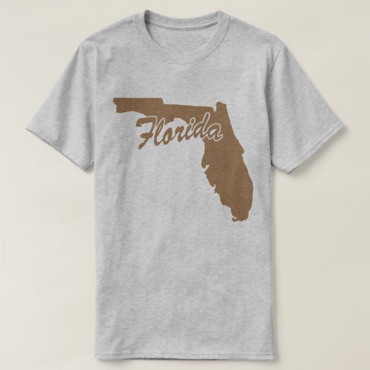 State of Florida Shape T-shirt (Design voorkant)