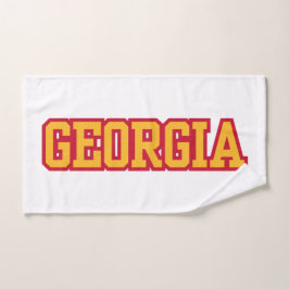 State of Georgia Pride Custom Handdoek