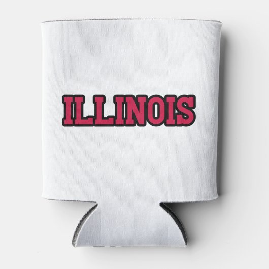 State of Illinois Pride Custom Blikjeskoeler (Voorkant)