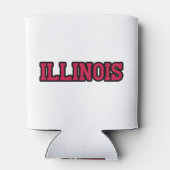 State of Illinois Pride Custom Blikjeskoeler (Achterkant)