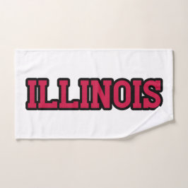 State of Illinois Pride Custom Handdoek