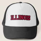 State of Illinois Pride Custom Trucker Pet (Voorkant)