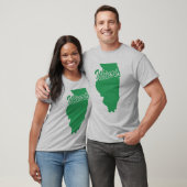 State of Illinois Shape T-shirt (Unisex)