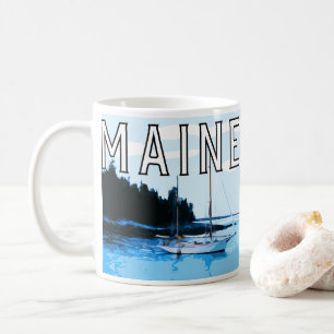 State of Maine thema koffie mok