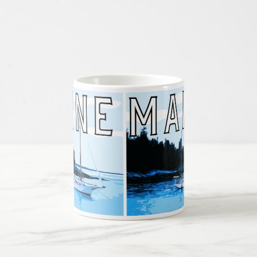 State of Maine thema koffie mok (Center)