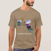 State of Massachusetts 1 T-shirt (Voorkant)