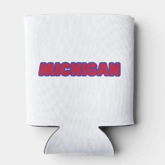 State of Michigan Pride Custom Blikjeskoeler (Achterkant)