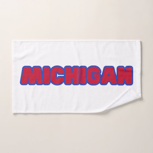 State of Michigan Pride Custom Handdoek (Handdoek)