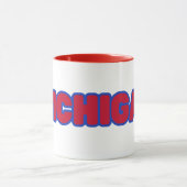 State of Michigan Pride Custom Two-Tone Koffie Mok (Midden)