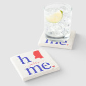 State of Mississippi Stone Onderzetter (Zijkant)