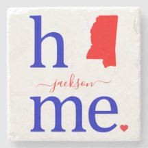 State of Mississippi Stone Onderzetter