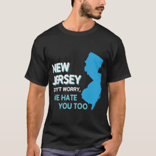 State of New Jersey Grappige Vintage Slogan R T-Sh T-shirt