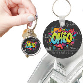 State of Ohio graffiti accessoire Sleutelhanger