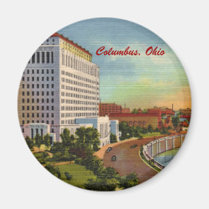 State of Ohio Kantoor Building Magnet