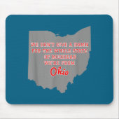 State Of Ohio We Don't Give A For Michigan  Muismat (Voorkant)