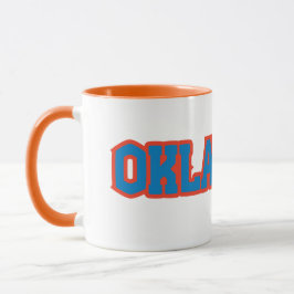 State of Oklahoma Pride Custom Two-Tone Koffie Mok