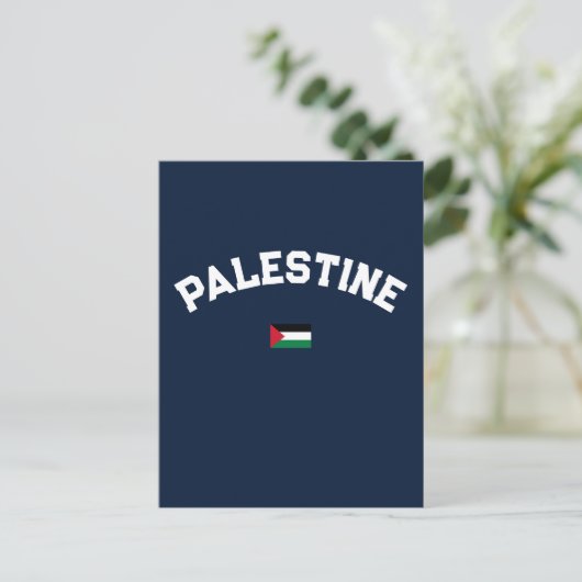 State of Palestine Varsity College Briefkaart (Staand voorkant)