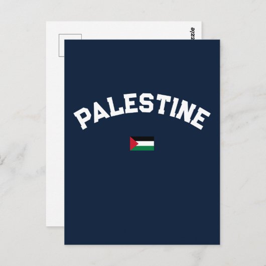 State of Palestine Varsity College Briefkaart (Voorkant / Achterkant)