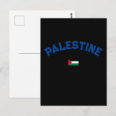 State of Palestine Varsity College Briefkaart (Voorkant / Achterkant)