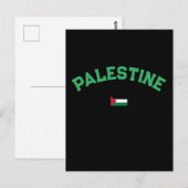 State of Palestine Varsity College Briefkaart (Voorkant / Achterkant)