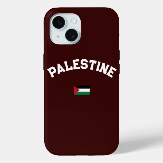 State of Palestine Varsity College Case-Mate iPhone Case (Achterkant)