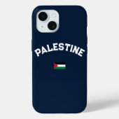 State of Palestine Varsity College Case-Mate iPhone Case (Achterkant)