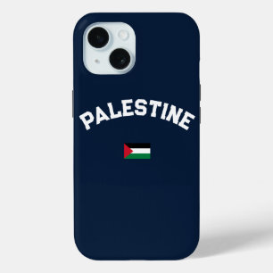 State of Palestine Varsity College iPhone 15 Case
