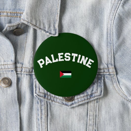 State of Palestine Varsity College Ronde Button 4,0 Cm (In situ)