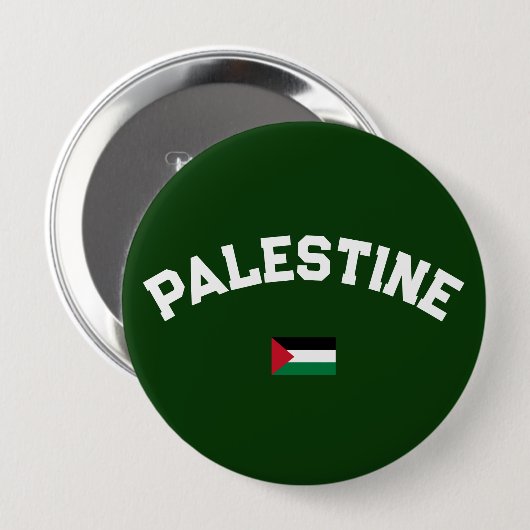 State of Palestine Varsity College Ronde Button 4,0 Cm (Voorkant /achterkant)
