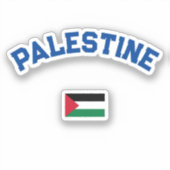 State of Palestine Varsity College Sticker (Voorkant)