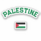 State of Palestine Varsity College Sticker (Voorkant)