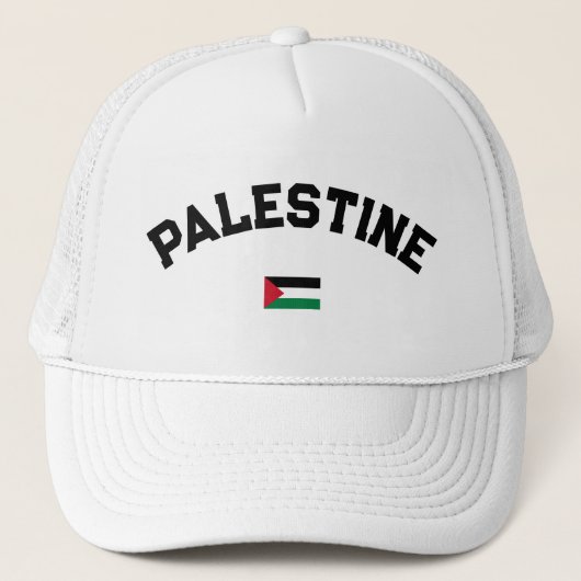 State of Palestine Varsity College Stijl Trucker Pet (Voorkant)