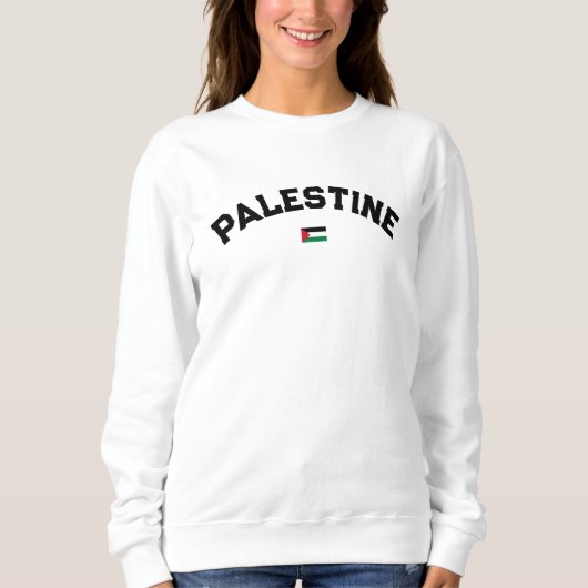 State of Palestine Varsity College Stijl Trui (Voorkant)