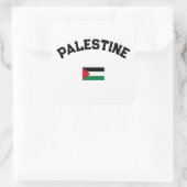 State of Palestine Varsity College Vierkante Sticker (Tas)
