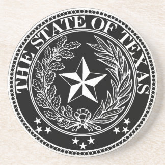 State of Texas Onderzetter Black