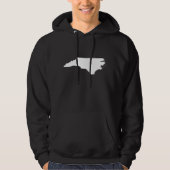 State Outline North Carolina Hoodie (Voorkant)