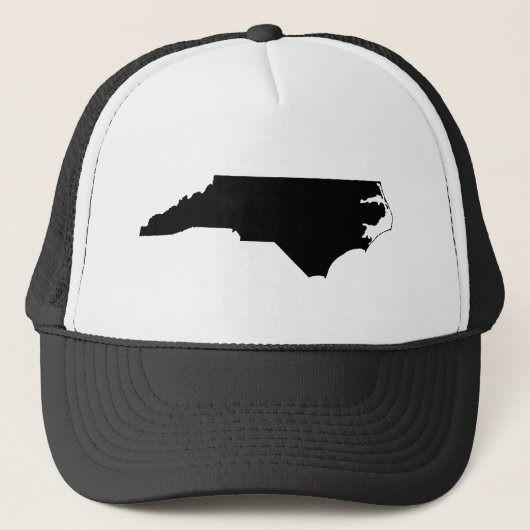 State Outline North Carolina Trucker Pet (Voorkant)