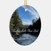 State Park 2023-Herfsten Slidallow Keramisch Ornament (Rechts)