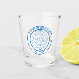 State Park Arkansas Badge Shot Glas